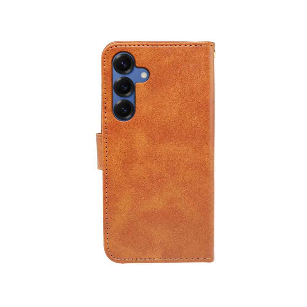 Samsung Galaxy S24 Series leather book flip case with wallet design, featuring card slots and protective cover by Phone Base.