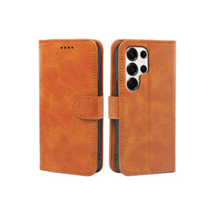 Samsung Galaxy S26 Series leather book flip case with wallet feature, stylish and protective phone case from Phone Base.