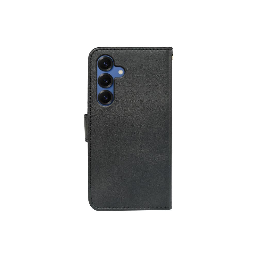 Samsung Galaxy S26 Series leather flip book case by Phone Base, featuring a wallet-style design with card slots and protective cover.