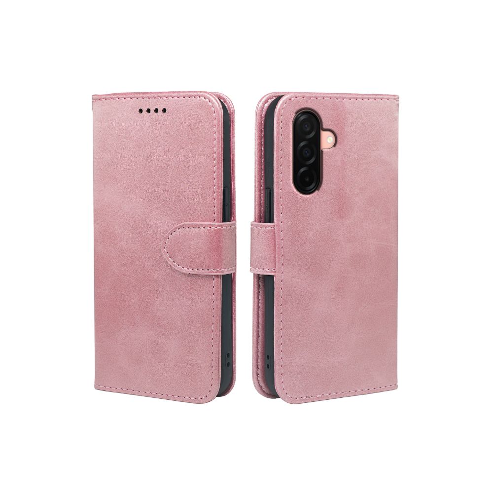 Samsung Galaxy A26 book flip case by Phone Base, leather wallet-style phone case with card slots and magnetic closure.