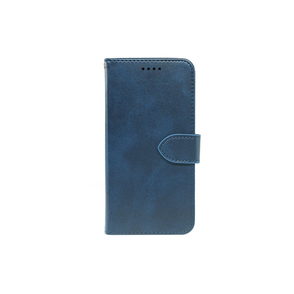 Samsung Galaxy A16 5G leather wallet book case by Phone Base, featuring a flip cover and card slots in black leather style.