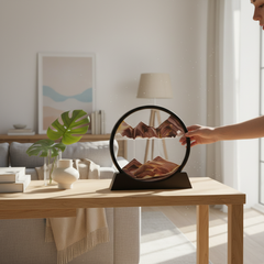 3D Sand Art Hourglass – Moving Quicksand Decoration for Home & Office