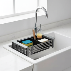 Expandable Stainless Steel Sink Drain Basket By Zapcart For Home Kitchens Space Saving Organizer
