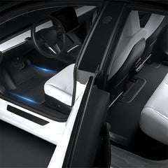 All-Weather 3D Floor Mats for Tesla Model 3 & Model Y – Custom Fit, Waterproof, Anti-Slip (3-Piece & 6-Piece Options)