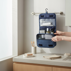 Portable Toiletry Washbag with Hanging Hook