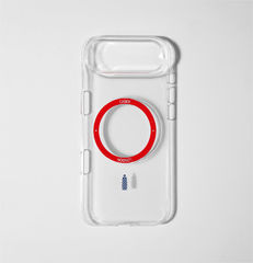 Slim Clear iPhone Air Case with Red MagSafe Ring - Gherkin Icon | The Iconic Slim