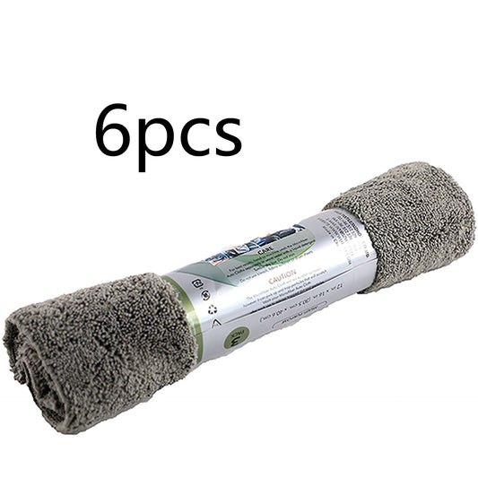 WUJI Microfiber Car Cleaning Towel for Auto Care