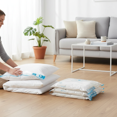 Vacuum Storage Bags for Clothes & Quilts (1–10 Pack) | Heavy Duty Space Saving Bags