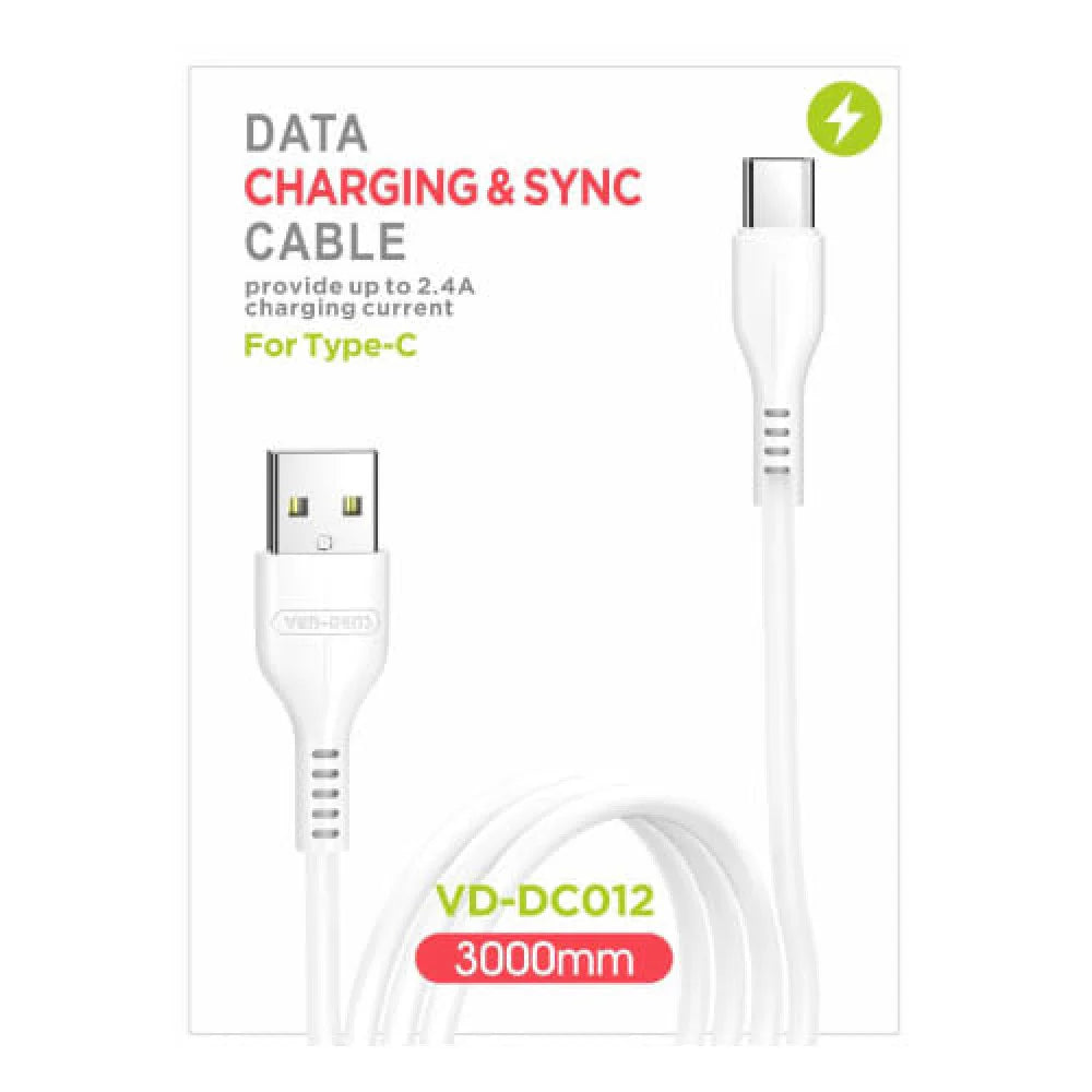 Phone Base USB A to USB C fast charging data cable with flexible design and durable connectors for quick device charging and data transfer.