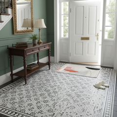 Abstract Door Mat – Non-Slip & Absorbent for Home