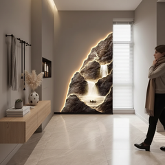 Luxury Landscape Wall Art Painting for Entrance & Corridor – Elegant Hanging Decor