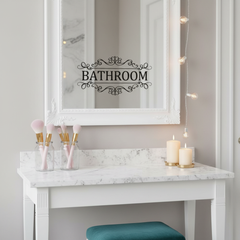 Waterproof Bathroom Wall Sticker – PVC Home Decor