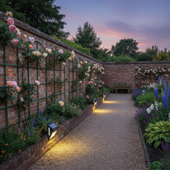 3-Sided Solar LED Path Light with Motion Sensor – Garden