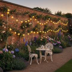 Solar Crystal Globe String Lights – 8 Modes Garden