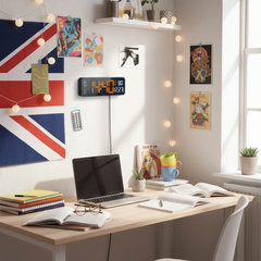 12-Inch Smart LED Wall Clock – Bedroom & Office