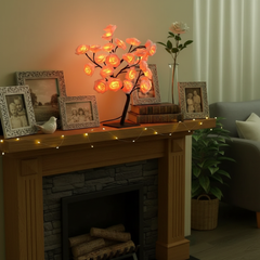 Romantic Rose Tree Lamp – LED Flower Night Light for Valentine’s Day