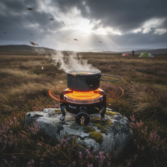 Zapcart 2.9KW Infrared Gas Stove Windproof Portable Camping Burner for Campers Fast Outdoor Cooking